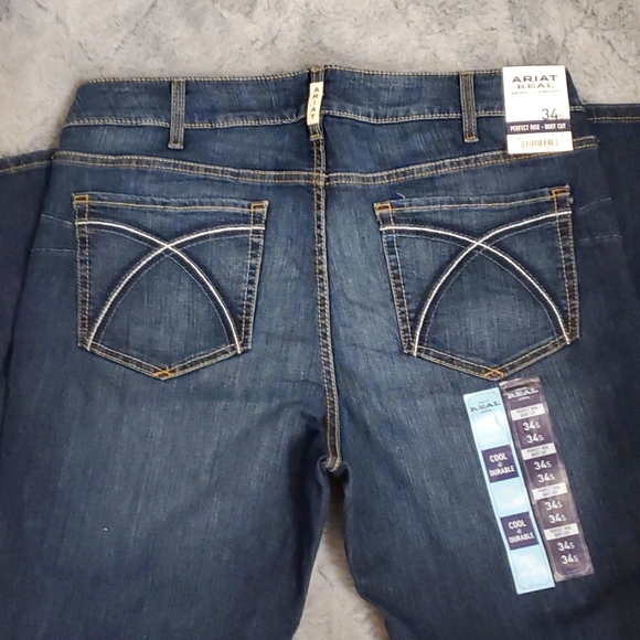 Ariat Jeans Size 34s New - Picture 1 of 6